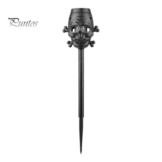 1/2Pcs Halloween Solar Lights Unique Skull Design Auto Charging No Wiring Required Simple Installation IP55 Waterproof Solar Outdoor Lights