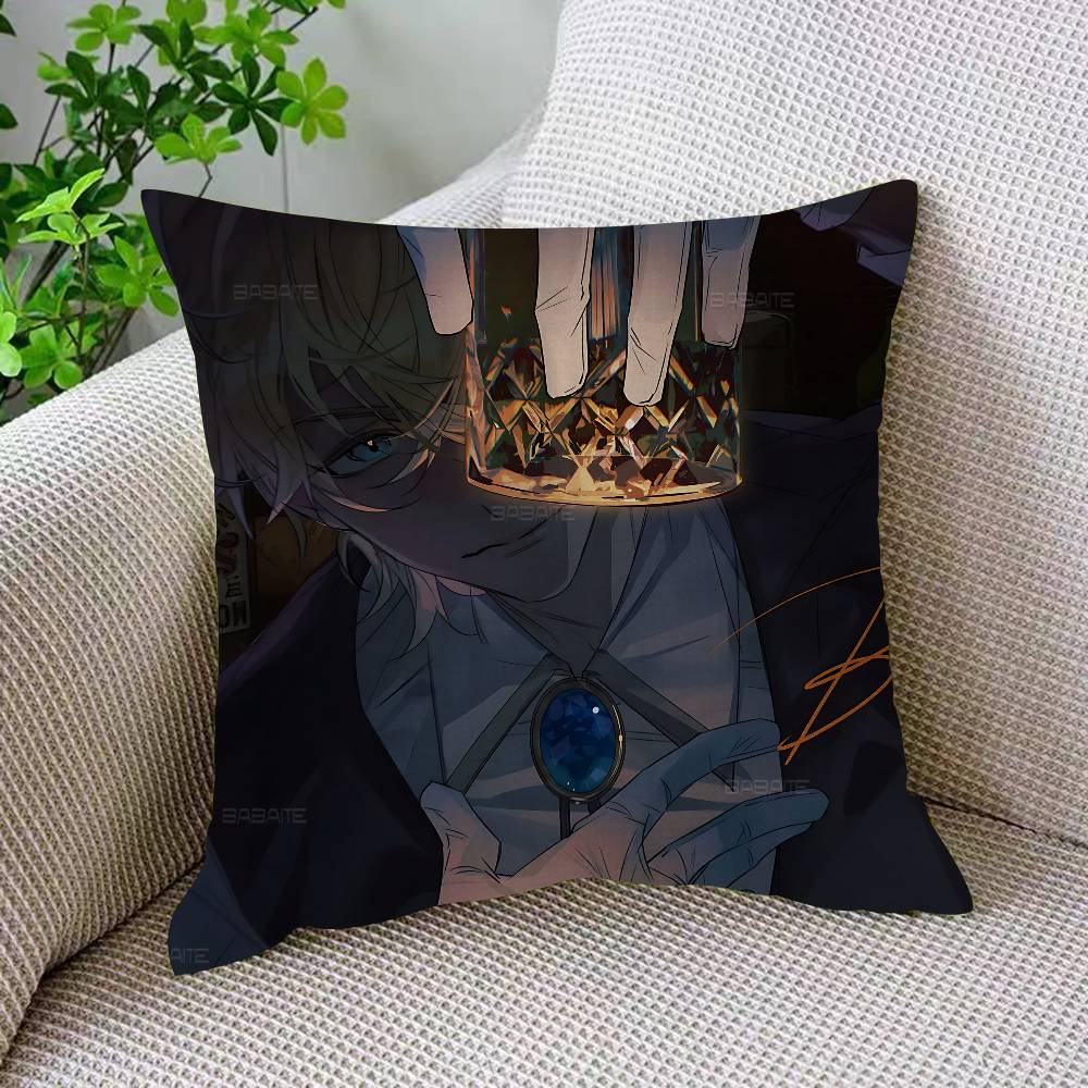 Mystery Detective CConan Pillowcase Toon Gift Cushion Cover Bedroom Home Sofa Chair Seat Decor Pillow Case