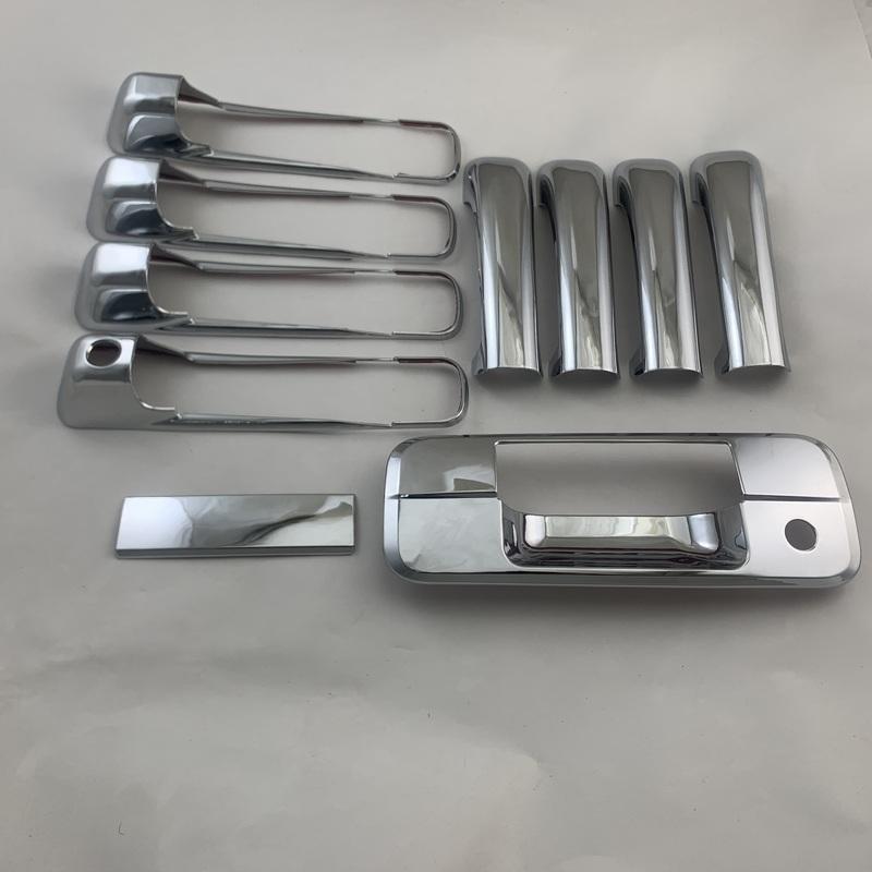 New Car ABS Chrome Accessories Plated Door Handle Bowl Cover Trim 2005 - 2018 For DURANGO Dodge DAKOTA RAM 1500 2500 3500