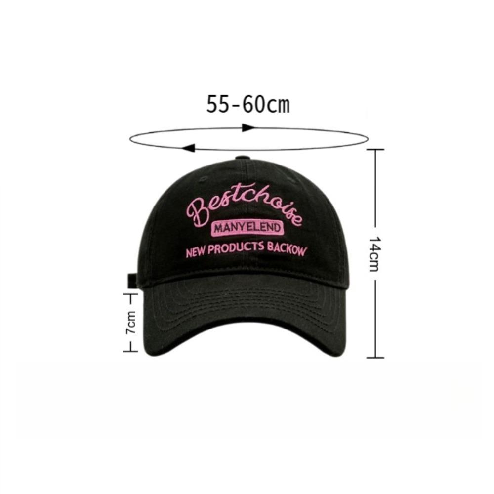 American Retro Soft Embroidered Baseball Cap, Summer Sun Hat For Men Women Face Slim Daily Casual Outdoor Fashion Headwear