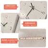 Creative Arc Angle Wall Clock Sitting Living Room Two-sided Corner Silent Wall Hanging Decorative Clock Home Decoration