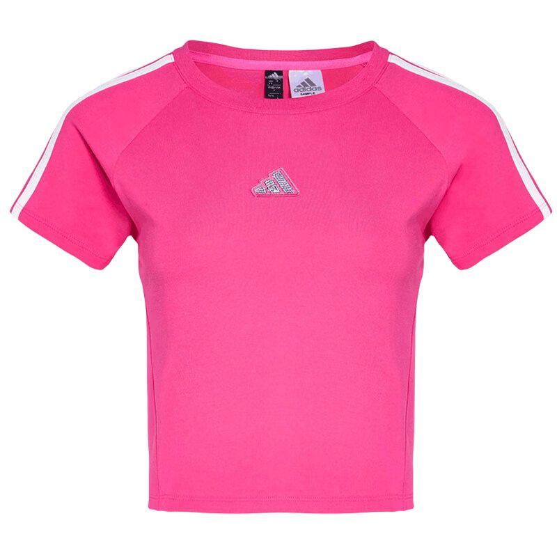 

Adidas Round Neck Sports Casual Short Sleeve T-Shirt Women Tops KS0278 L