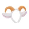 [Healvian] Croissant Hair Accessories Goat Headband Lamb Ear Headband Horns Sheep Ear Costume Animal Ears Adult Lamb Costume Sheep Costume Adult