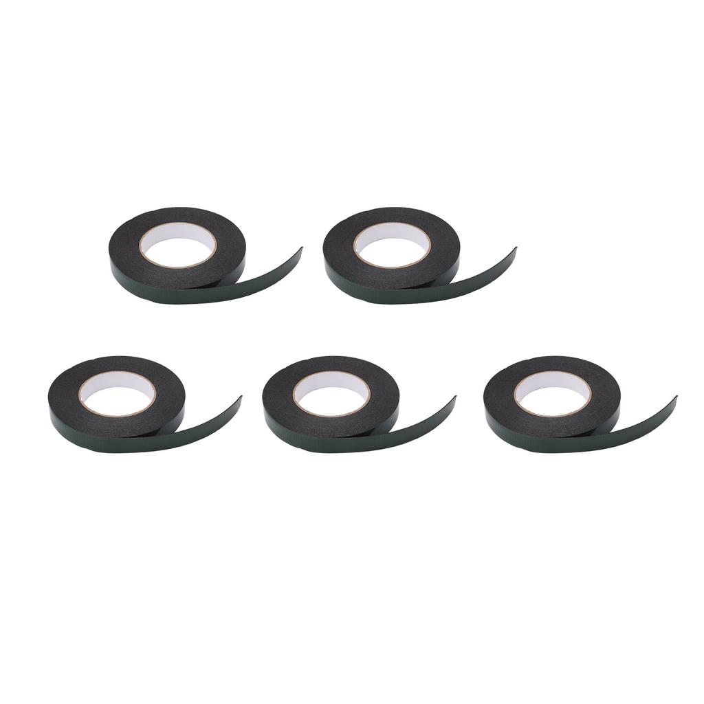 5PCS PE Foam Tape Multifunctional Waterproof Double Sided Tapes 1mm Adhesive Layer 20mm Width