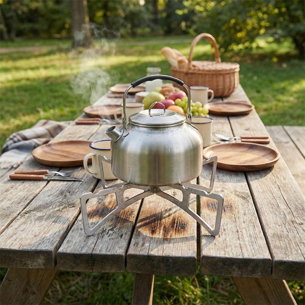 Compact Cross Steaming Rack Stainless Steel Baking Pot Stand Practical Cooking Stand  Camping