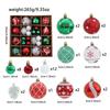 Painted Christmas Ball Gift Box Set - Festive Tree Ornaments & Party Decorations