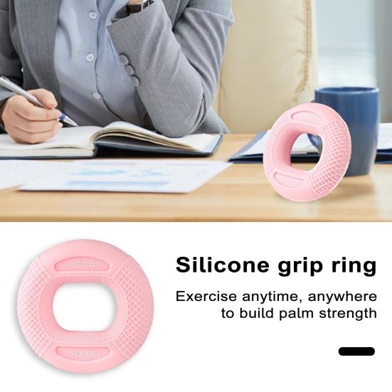 Regulowany uchwyt do ręki Elastyczny, mocny, wytrzymały Kompaktowy rozmiar Ergonomiczna konstrukcja Ciężki chwytak Fitness Pierścień do ćwiczeń palców dłoni
