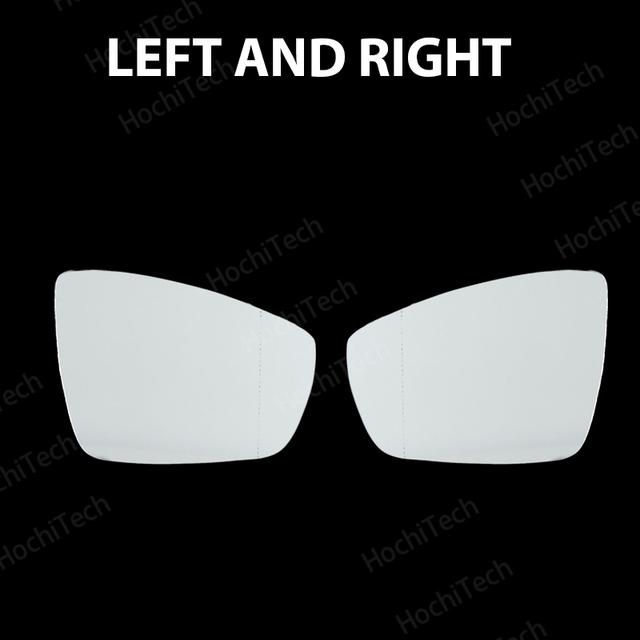 Electric Rearview Heated Mirror Glass Left & Right For Volkswagen Polo Mk5 Typ 6R 6C 61 2014-2016