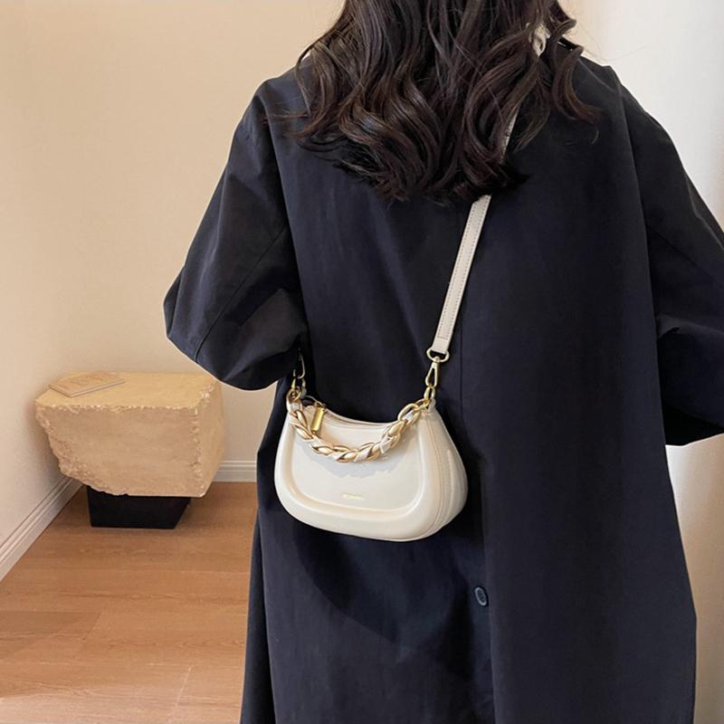 Prancūziška niša rankinė, moteriška rudens ir žiemos pečių krepšys, universalus retro stiliaus balno krepšys