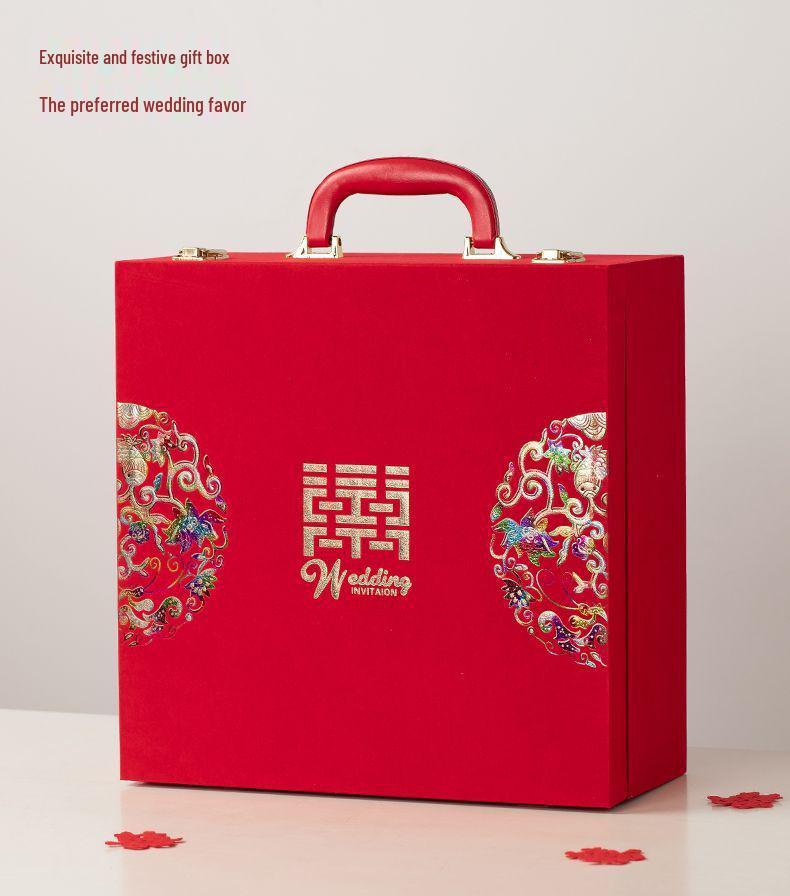 Wedding Tea Set: Teacups & Teapot Gift for Newlyweds, Perfect for Tea Ceremony, Toasting, & Dowry Souvenir