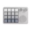 KiiBOOM Cybrix 16 VIA Programmable Macro 16 3 Wired Aluminum Numeric Keypad with RGB Lightweight and Portable for Windows and Mac Pad, Keys, Knobs,