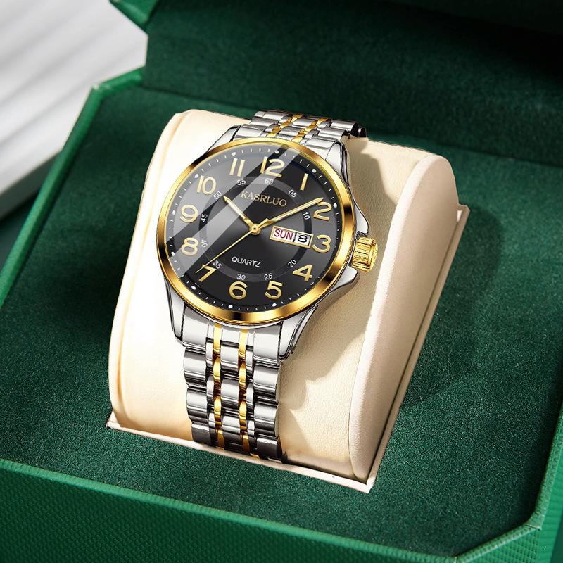 Watch Men'S Digital Fully Automatic Quartz Watch Business Waterproof Fashion Versatile Casual Watch