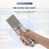 Professional U87 Large Diaphragm Condenser Microphone Set with Sound Card for Live Streaming and Singing