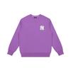 New MLB Old Flower Sweatshirts Unisex Purple 3AMTM0114-50LDD