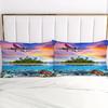 Tropical Beach Ocean Fish Quilt Set Bedding Set Three-Piece 3D Digital Printing Kit