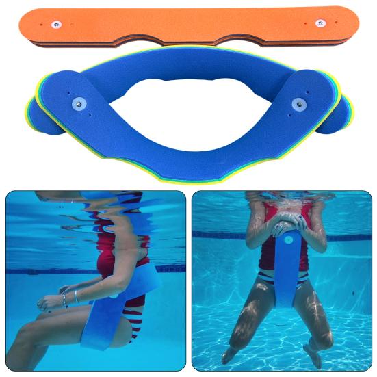 Water Recliner 3-in-1 Float-N-Fold Water Chair Non-Inflatable Foam Lounger Chair Adult Floating Pool Noodle for Pool Beach Lake Summer Party