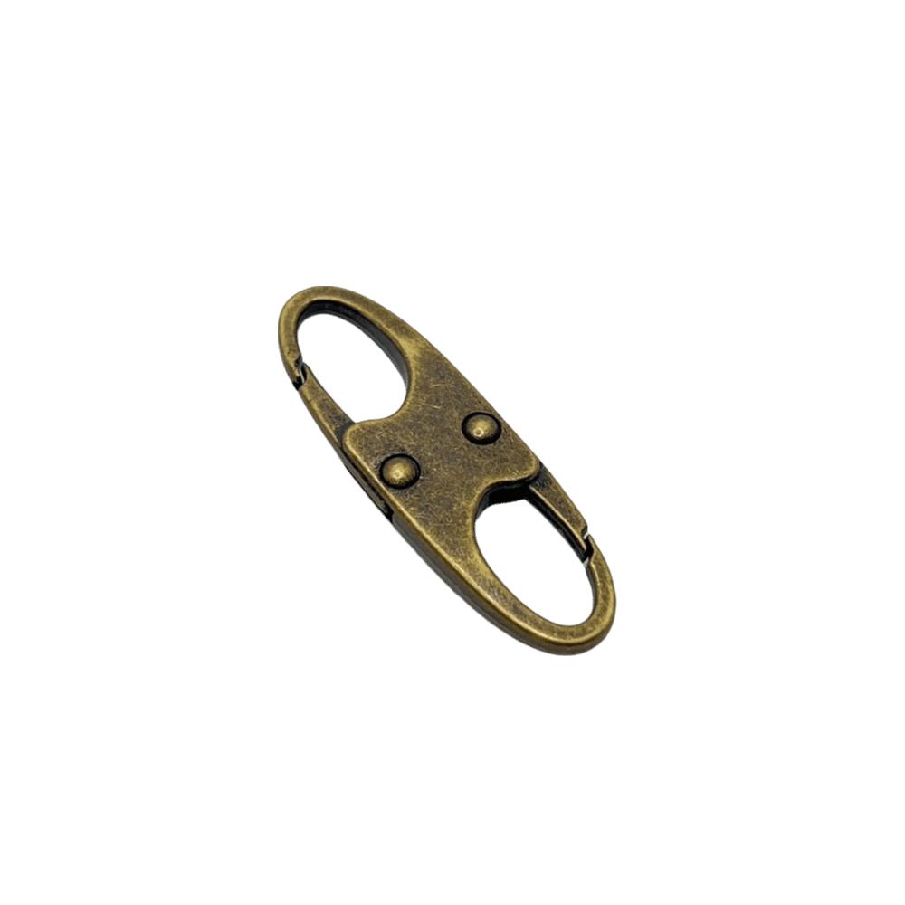 4 PCS Security Anti Theft Zipper Clips Elegant Design Double Opening Carabiner Clips Small Size Zipper Locks Travel