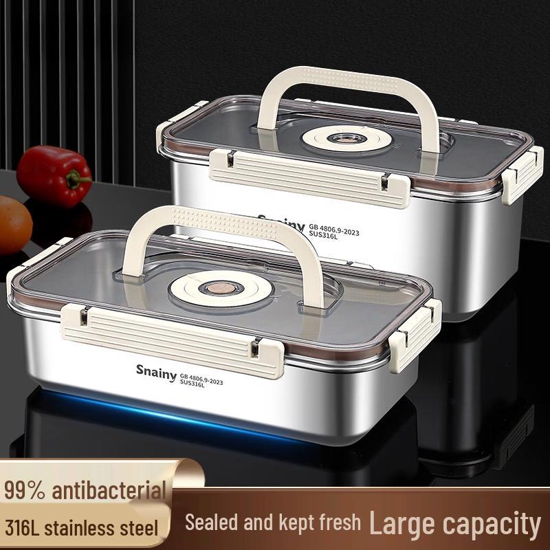 Ru Han Portable 2-Layer Stainless Steel Bento Box