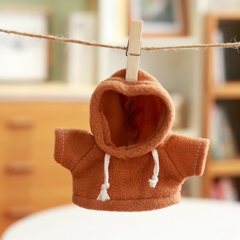 Personalized Cotton Hoodie for Teddy Bear Plush Doll with Logo Printing 20 cm Standard Doll