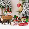 2Pcs Cartoon Christmas Desktop Ornaments DIY Table Centerpiece  Xmas Decoration