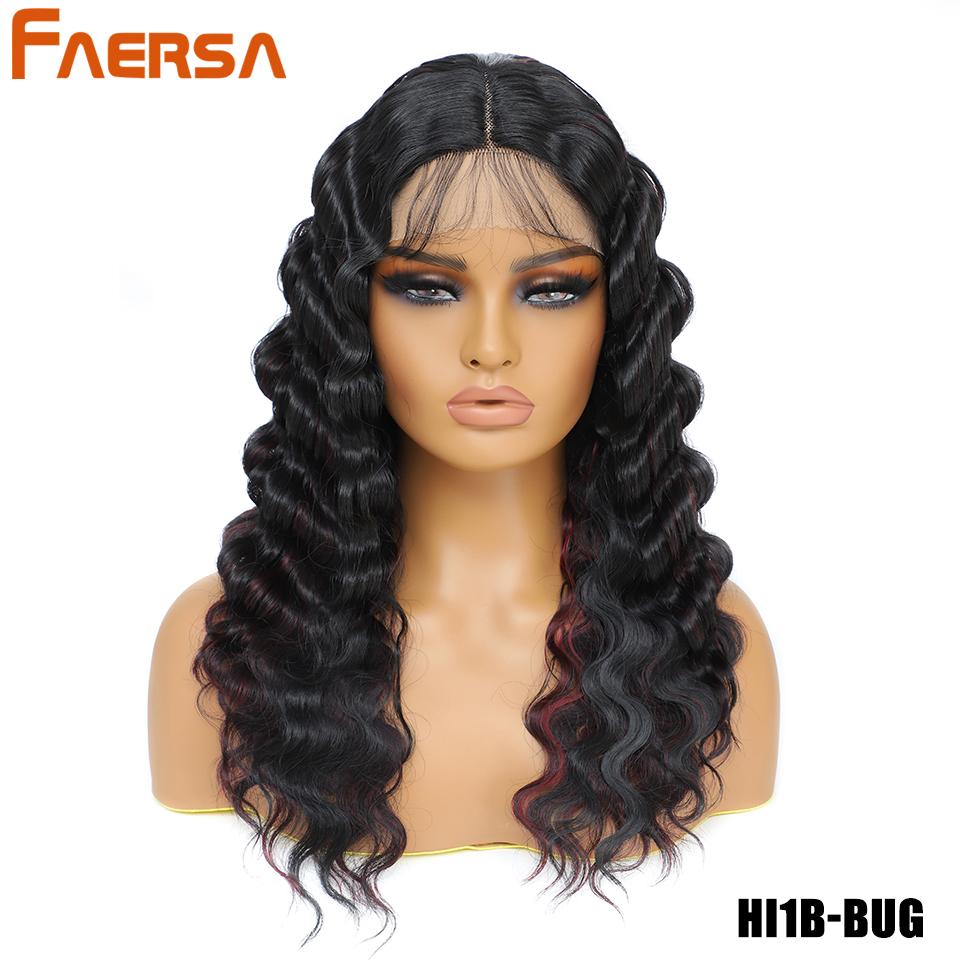 Siyah Kadınlar Için sentetik Dantel Peruk Uzun Vücut Dalga Dantel Ön Peruk Kahverengi Ombre Sarışın Peruk Isıya Dayanıklı Kıvırcık Peruk