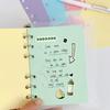 250Sheets Colored Refill Paper Blank Loose Leaf Paper 5 Colors 6 Hole Binder Paper Notebook Filler Paper Refillable Binder Inserts