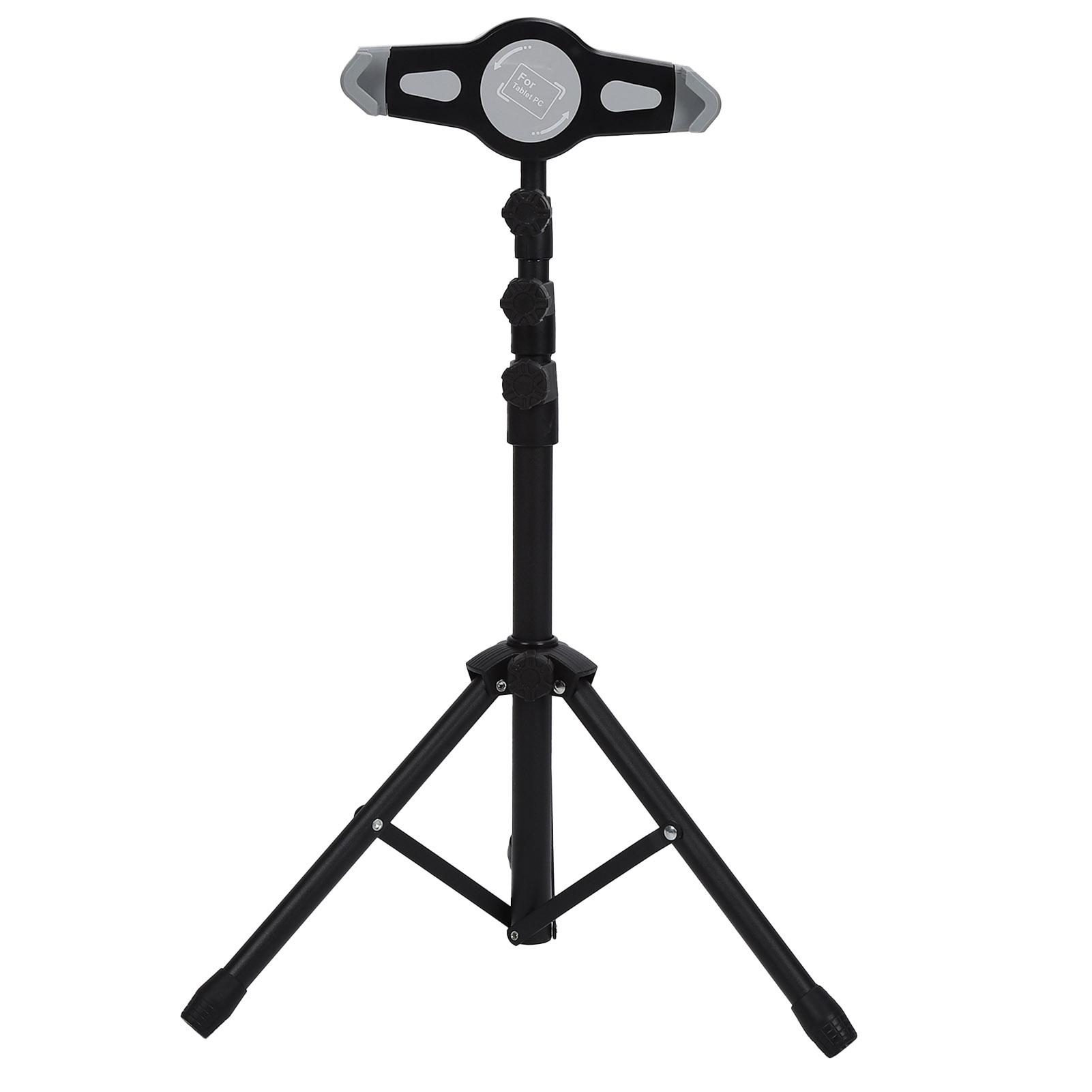 

Масштабируемый штатив с вращением на 360 градусов, регулируемая подставка из алюминиевого сплава для 7-12-дюймового телефона или планшета