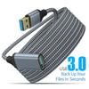 Geflochtenes Nylon USB 3.0 Stecker auf Buchse Hochgeschwindigkeits-Datenübertragungskabel Computer Kamera Drucker Verlängerungskabel 0,5m 1m 2m 3m 5m