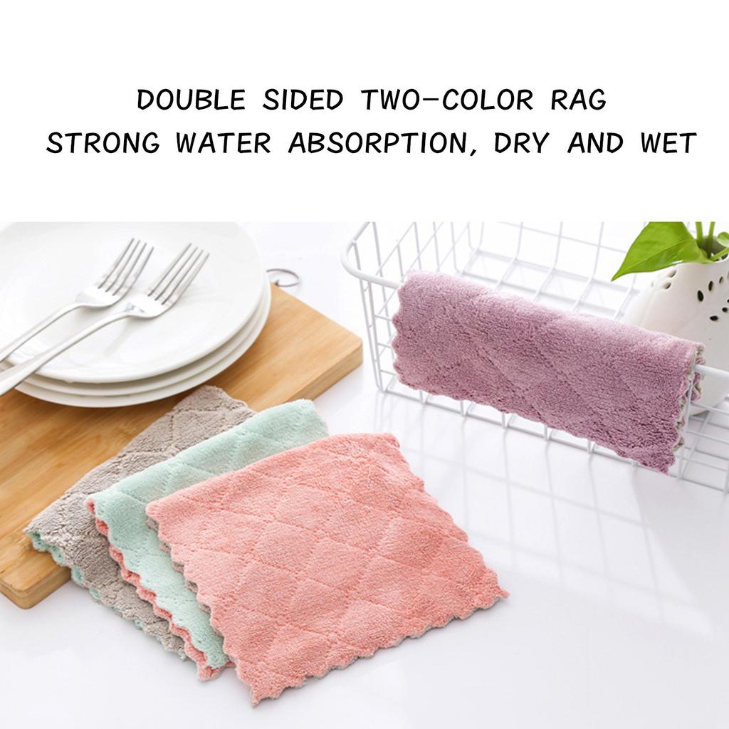 12-Pack Of Dish Towels For Kitchen Super Absorbent Kitchen Towels Microfiber Cleaning Rags Machine Washable