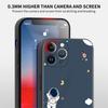 Astronaut Universe Funda Case For Apple iPhone 14 11 13 12 Pro 7 XR X XS Max 8 Plus 6 6S 14Pro Black Soft Phone Shell