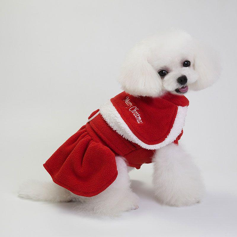 Quality Pet Xmas Clothes Pajamas Dog Jumpsuit Cat Sweater Coat Jacket**