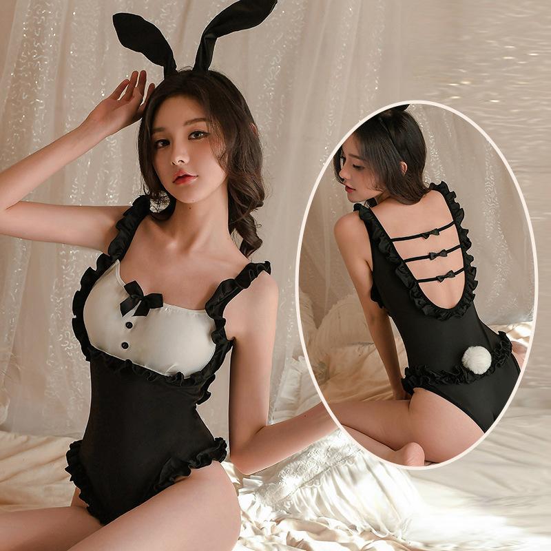Sexy Lingerie Sexy Female Pure Desire Playful Tun Girl Uniform Seduction Onesie Cosplay Lace Woman