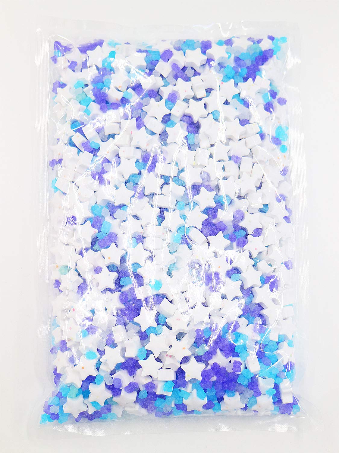 

1 кг Yumemiru Blue Star Белый Рамунэ и Конфети Синяя Звезда [Звездный Микс]