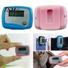 Mini podómetro Digital portátil LCD deportes caminar correr contador de pasos medidor