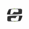 Real Carbon Fiber Seat Adjustment Button Frame Trim For BMW 5 Series 2018-