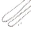 Personalized Niche Design Splicing Rhinestone Double-Layer Necklace Long Fringed French Neck Chain Women