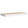 Vidaxl Półki Ścienne, 4 Szt., Kolor Dębu I Biel, 60X23,5X3,8 Cm, Mdf