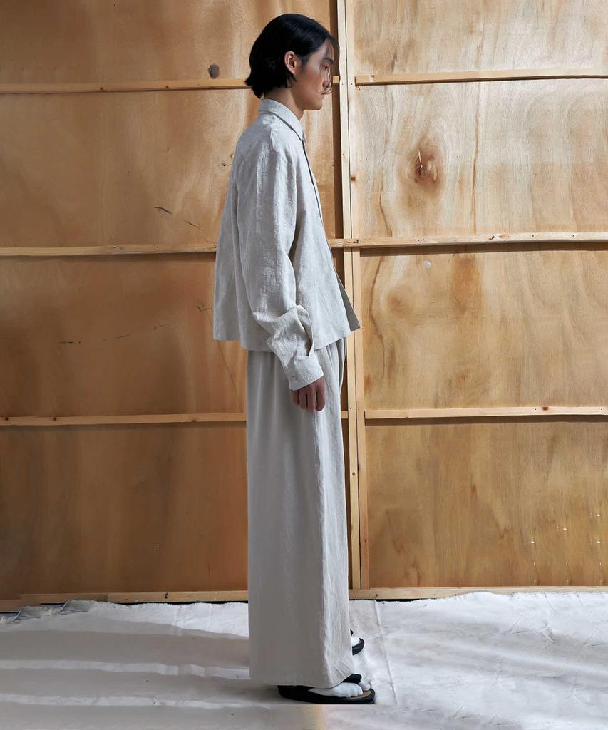 EASE Long Sleeve Shirt_Natural