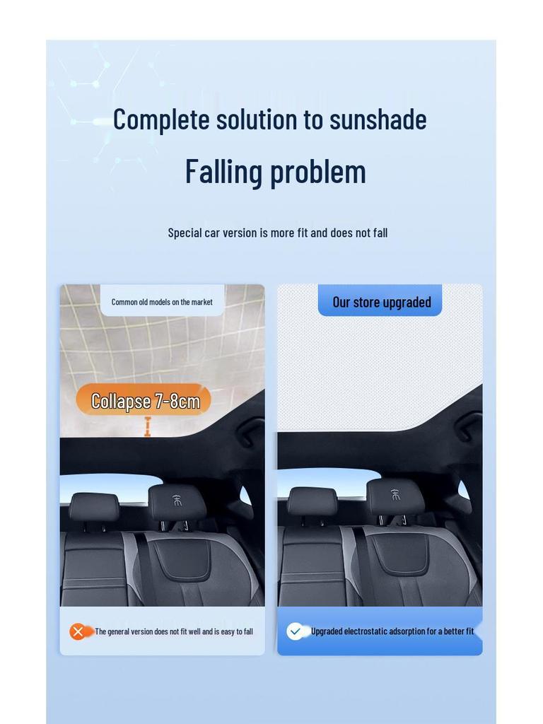 BYD Seal Tang Han Suede Heat Insulation Sunroof Shade