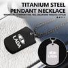 Stainless Steel Car Custom Engraved Necklace Square Pendant Gift For Lada Vesta Granta Largus Vaz Samara Vesta Niva 4X4 2110 F3