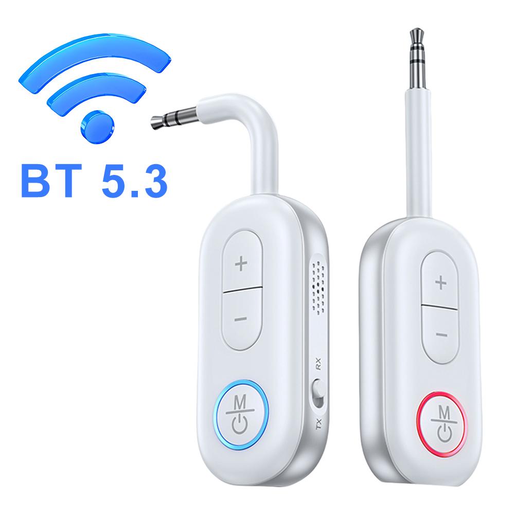 

2 в 1 аудио передатчик приемник Bluetooth-совместимый 5.3 стерео музыкальный адаптер