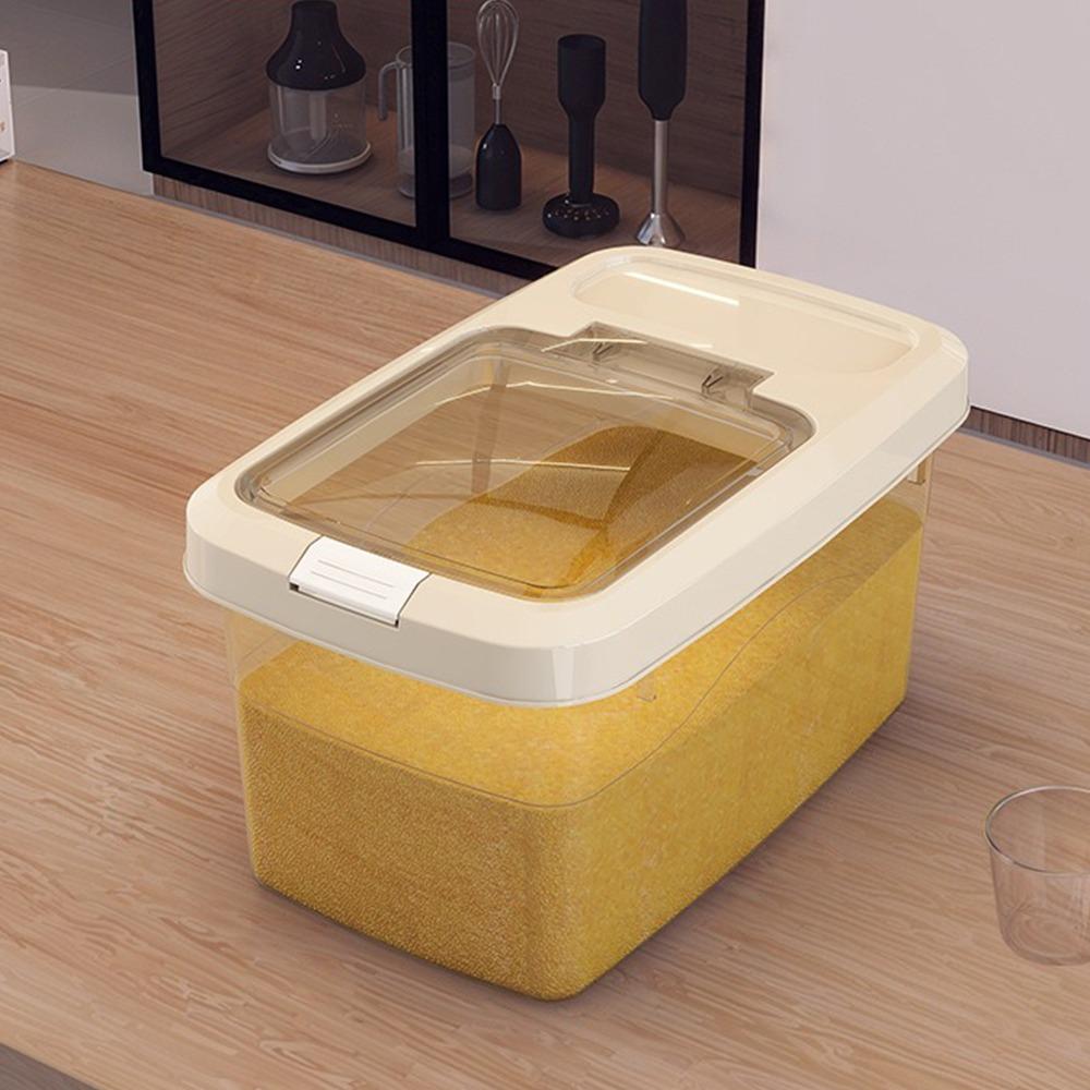 Large Capacity Rice Grain Storage Box Moisture-proof Cereal Container Fresh-keeping Sealed Cans