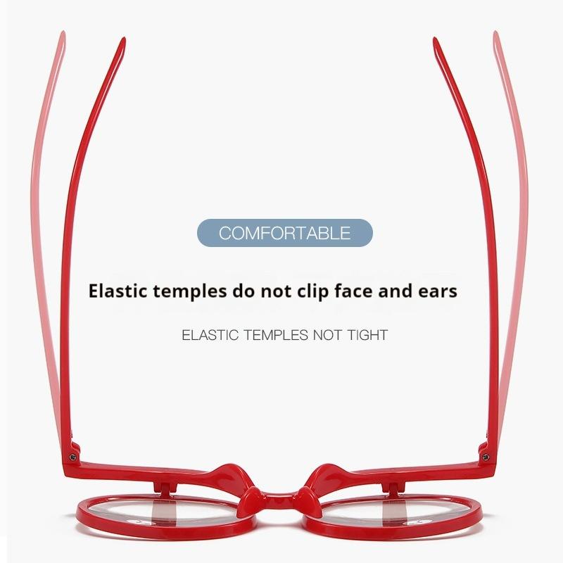 180 Degree Flip Down Multifunctional Fashion Makeup Glasses, Functional Reading Magnifying Glass