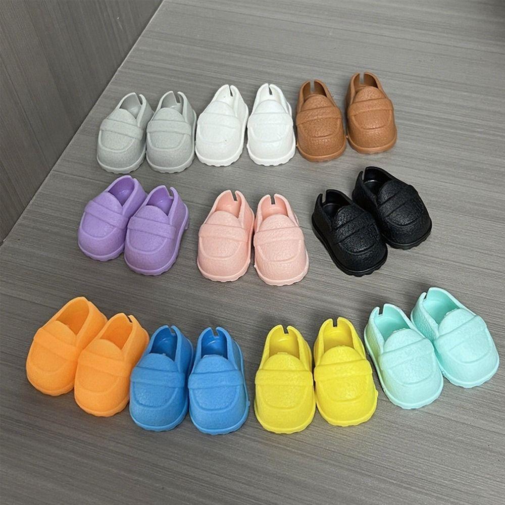 Multiple Styles Silicone Shoes Hand-made Cotton Doll Shoes  Miniature Fashion
