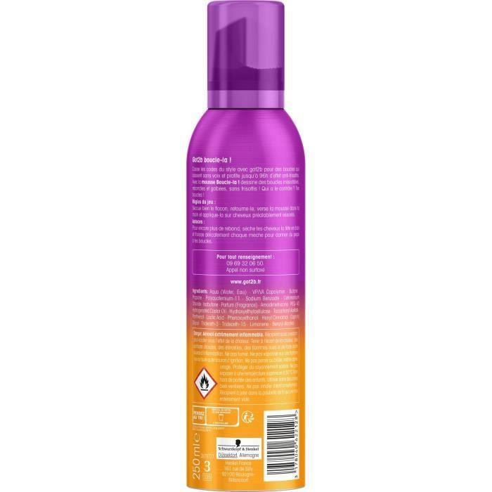 SCHWARZKOPF Mousse Coiffante Boucle La - 250 ml