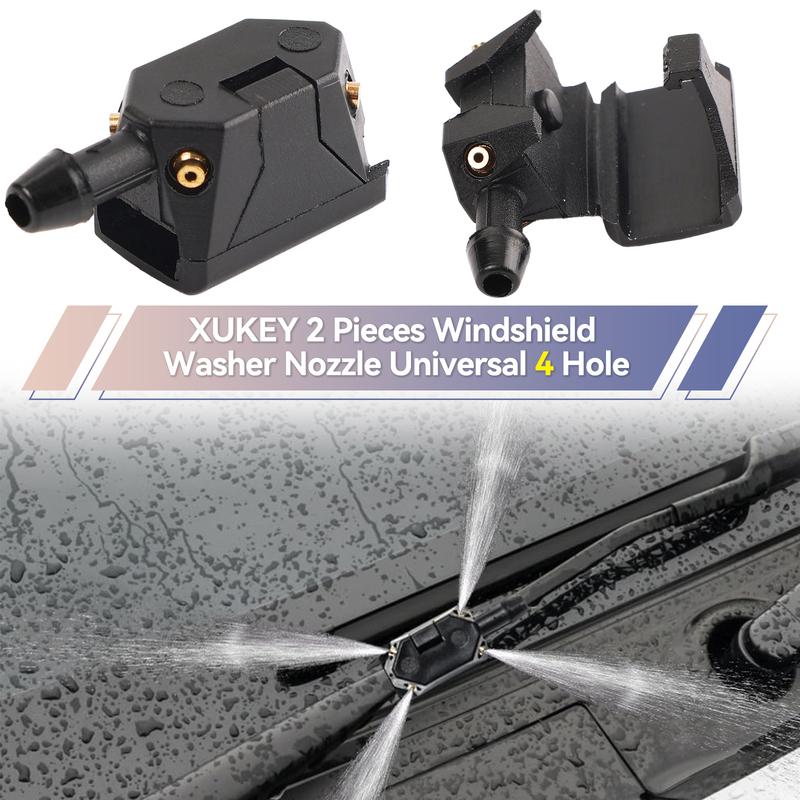 Erick s Wiper Front Windscreen Washer Jet Nozzles 4 Way Jets Ajustable Universal Arm Mounted Onto Wiper Arm Window Part Brush