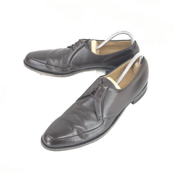 

USA NUNN BUSH Leather Goodyear U-Tip Shoes [29.5/Brown/Blue Window] Business(USED)