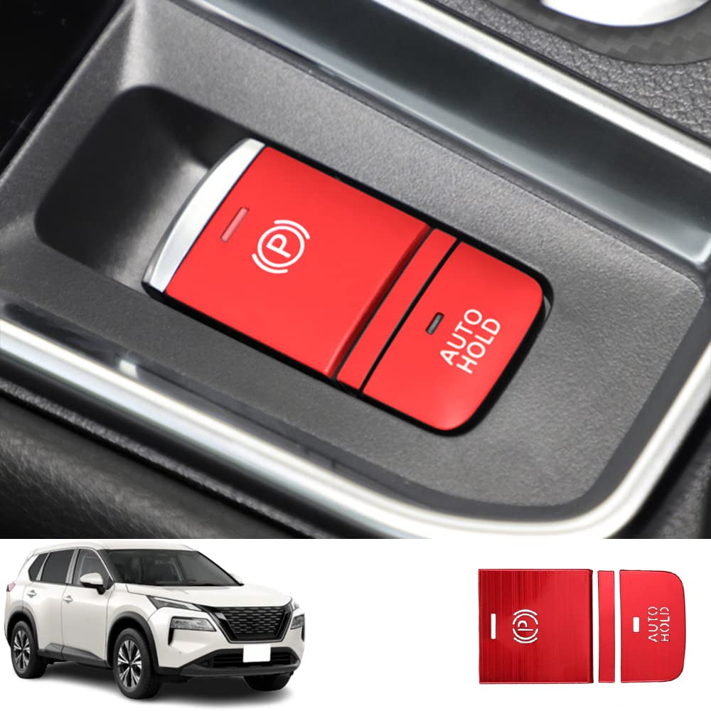 

Bmolpt Чехол ручного тормоза Совместимый Nissan XTRAIL T33 SNT33 T33 Тип (Июль 2022 г. - Настоящее время) красный