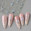 Luxurious 5D Nail Art Stickers Retro Shiny Finish Baroque Scepter Nail Art Decals Palace Style Crown
