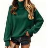 Women's Color Turtleneck Top Casual Fashion Base Layer